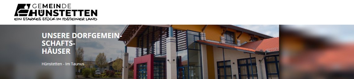 Hallenverwaltung Gemeinde H&uuml;nstetten